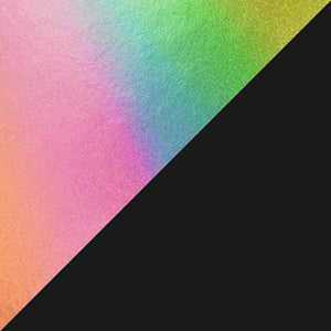 Iridescent Foil on Black