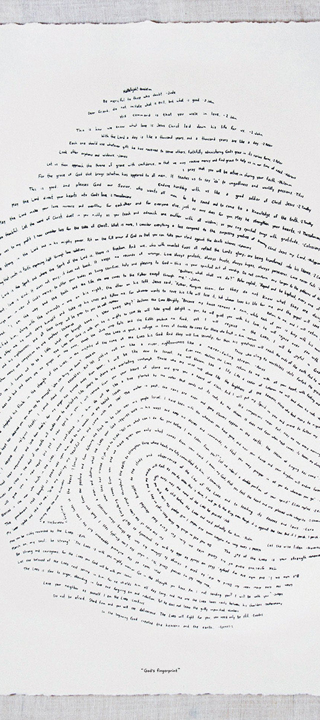 God's Fingerprint - Screenprint