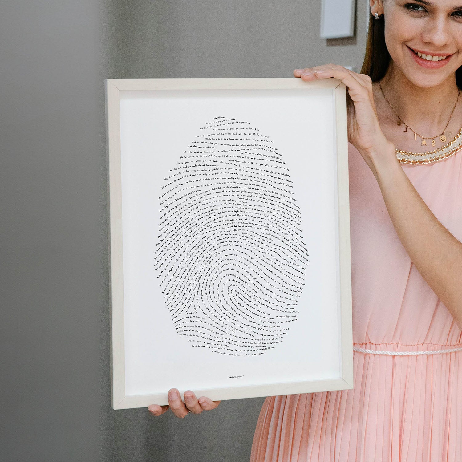 God's Fingerprint - Letterpress