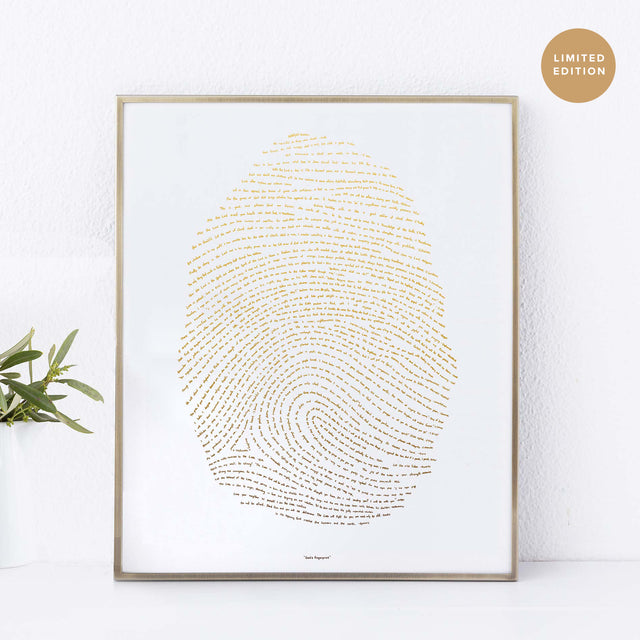 Illuminated Fingerprint - Gold (Limited Edition)