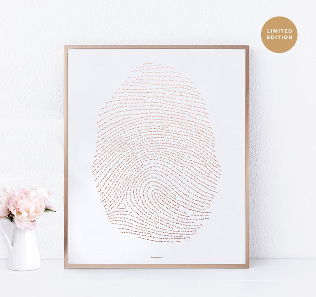 Illuminated Fingerprint - Rose Gold (Limited Edition)