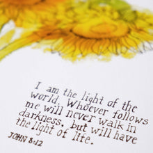 Detail of Light of the World - John 8:12 Bible Wall Art
