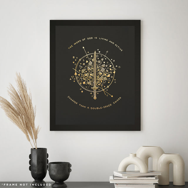 Sword of the Spirit - Gold 11x14" (Limited Edition)