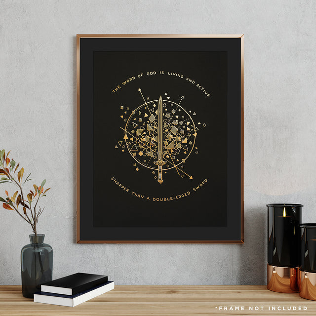 Sword of the Spirit - Gold 11x14" (Limited Edition)